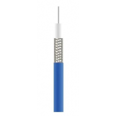 RG402 semi rigid coax cable assembly with blue jacket 20cm